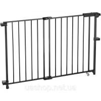 Vevor 312964 Роздільник для воріт для собак Baby Gate 750-1092 мм, регульована ширина, чорний