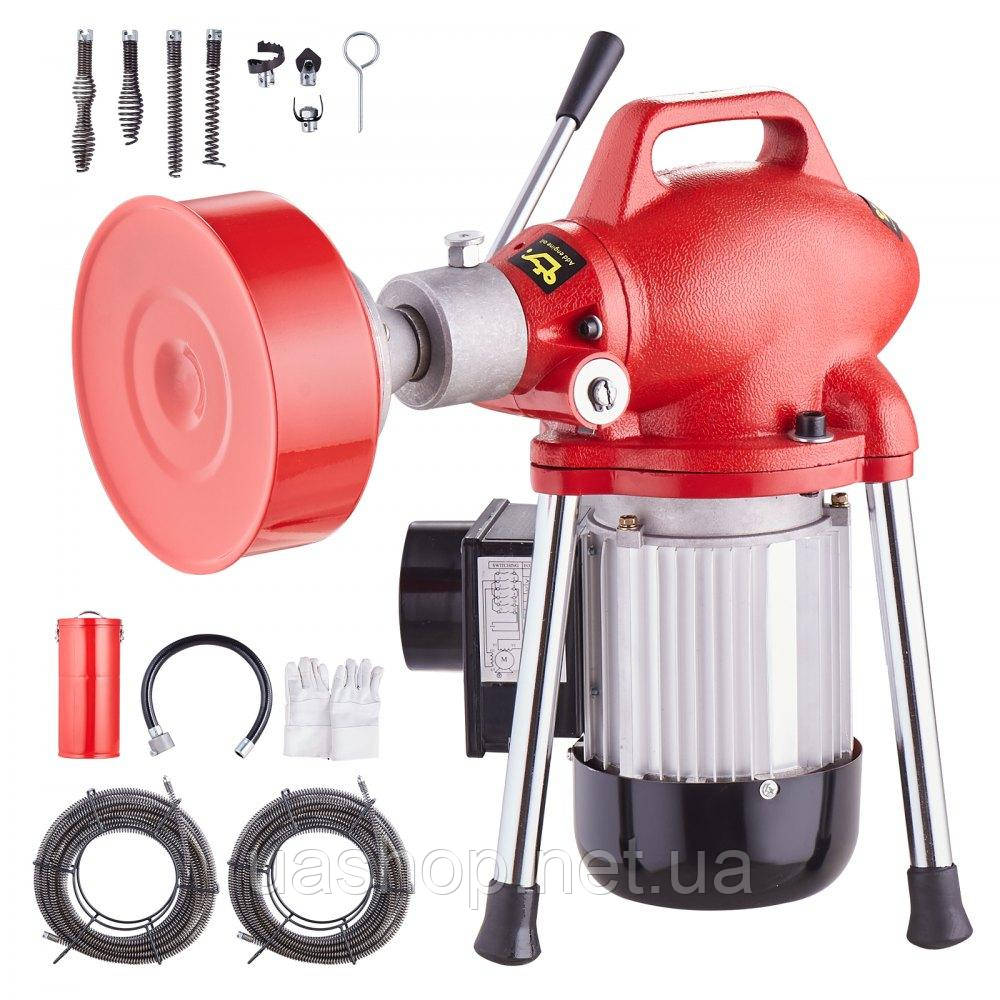 Vevor 313544 Трубоочисна машина Трубоочисна машина 370W 36.6mx16mm/7mx9.5mm