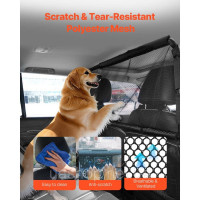 Vevor 313584 Car Dog Guard Car Barrier Pet Barrier 127cm Перегородка для передніх сидінь Vevor 313584 Car Dog Guard Car Barrier Pet Barrier 127cm Перегородка для передніх сидінь