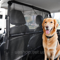 Vevor 313584 Car Dog Guard Car Barrier Pet Barrier 127cm Перегородка для передніх сидінь Vevor 313584 Car Dog Guard Car Barrier Pet Barrier 127cm Перегородка для передніх сидінь