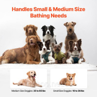 Vevor 313605 Dog Bathtub Pet Bathtub for Small Medium Pets Blue Vevor 313605 Dog Bathtub Pet Bathtub for Small Medium Pets Blue