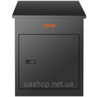 Vevor 313160 Поштова скринька для посилок 44 x 35 x 58,3 см поштова скринька для посилок сталева скринька для піддонів 15-20 кг