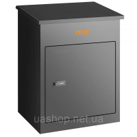 Vevor 313160 Поштова скринька для посилок 44 x 35 x 58,3 см поштова скринька для посилок сталева скринька для піддонів 15-20 кг