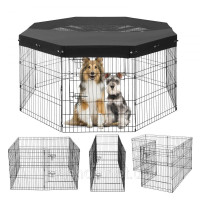 Vevor 313648 puppy run puppy playpen puppy run манеж для тварин з кришкою 76x61см Vevor 313648 puppy run puppy playpen puppy run манеж для тварин з кришкою 76x61см