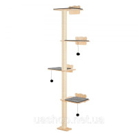 Vevor 313677 Полиця для котів Дерево Котяча вежа Полиця для котів Дряпка Дерево для котів 183,5 см