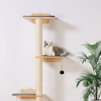 Vevor 313677 Полиця для котів Дерево Котяча вежа Полиця для котів Дряпка Дерево для котів 183,5 см