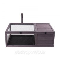 Vevor 313693 Turtle Habitat, дерев'яний будиночок для черепах для використання в приміщенні та на вулиці, вольєр для черепах з Vevor 313693 Turtle Habitat, дерев'яний будиночок для черепах для використання в приміщенні та на вулиці, вольєр для черепах з