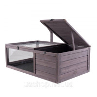 Vevor 313693 Turtle Habitat, дерев'яний будиночок для черепах для використання в приміщенні та на вулиці, вольєр для черепах з Vevor 313693 Turtle Habitat, дерев'яний будиночок для черепах для використання в приміщенні та на вулиці, вольєр для черепах з