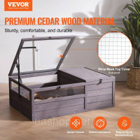 Vevor 313691 Turtle Habitat, дерев'яний будиночок для черепах для використання в приміщенні та на вулиці, вольєр для черепах з Vevor 313691 Turtle Habitat, дерев'яний будиночок для черепах для використання в приміщенні та на вулиці, вольєр для черепах з