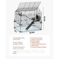 Vevor 313672 Cage Hamster Cage Mouse Cage Rat Cage Rodent Hutch Enclosure 58x38x54см Vevor 313672 Cage Hamster Cage Mouse Cage Rat Cage Rodent Hutch Enclosure 58x38x54см