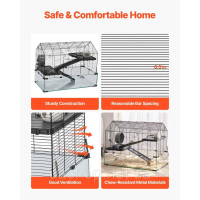 Vevor 313673 Cage Hamster Cage Mouse Cage Rat Cage Rodent Hutch Enclosure 75x44x61см Vevor 313673 Cage Hamster Cage Mouse Cage Rat Cage Rodent Hutch Enclosure 75x44x61см