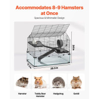 Vevor 313673 Cage Hamster Cage Mouse Cage Rat Cage Rodent Hutch Enclosure 75x44x61см Vevor 313673 Cage Hamster Cage Mouse Cage Rat Cage Rodent Hutch Enclosure 75x44x61см