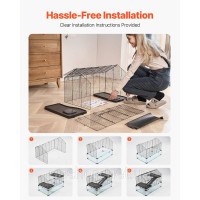 Vevor 313673 Cage Hamster Cage Mouse Cage Rat Cage Rodent Hutch Enclosure 75x44x61см Vevor 313673 Cage Hamster Cage Mouse Cage Rat Cage Rodent Hutch Enclosure 75x44x61см