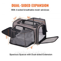 Vevor 313713 Dog Trolley Складний рюкзак для собак макс. 11,3 кг Вантажопідйомність 600D Оксфордська тканина Візок для собак з 4 Vevor 313713 Dog Trolley Складний рюкзак для собак макс. 11,3 кг Вантажопідйомність 600D Оксфордська тканина Візок для собак з 4