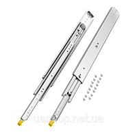 Vevor 313237 1 пара 18-60-дюймових направляючих висувних ящиків з м'яким закриттям Кульковий підшипник Повне висування
