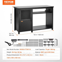 Vevor 313727 Підставка для акваріума, підставка для акваріума на 75 галонів, підставка для акваріума зі сталі та МДФ для акваріума Vevor 313727 Підставка для акваріума, підставка для акваріума на 75 галонів, підставка для акваріума зі сталі та МДФ для акваріума