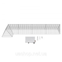 Vevor 313802 Тунель для курей, клітка для курей 400 x 100 x 61,5 см (Д x Ш x В) для двору, портативний вуличний тунель для курей з Vevor 313802 Тунель для курей, клітка для курей 400 x 100 x 61,5 см (Д x Ш x В) для двору, портативний вуличний тунель для курей з