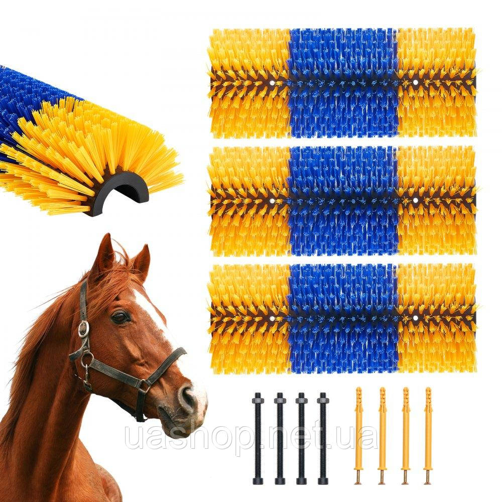 Vevor 313822 3x scratching brush щітка для великої рогатої худоби щітка для чищення сільськогосподарських тварин коні 43,5x19x10см