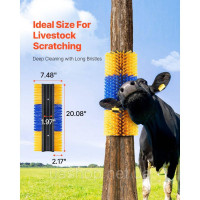 Vevor 313821 6x scratching brush щітка для великої рогатої худоби щітка для чищення сільськогосподарських тварин коні 51x19x10см Vevor 313821 6x scratching brush щітка для великої рогатої худоби щітка для чищення сільськогосподарських тварин коні 51x19x10см