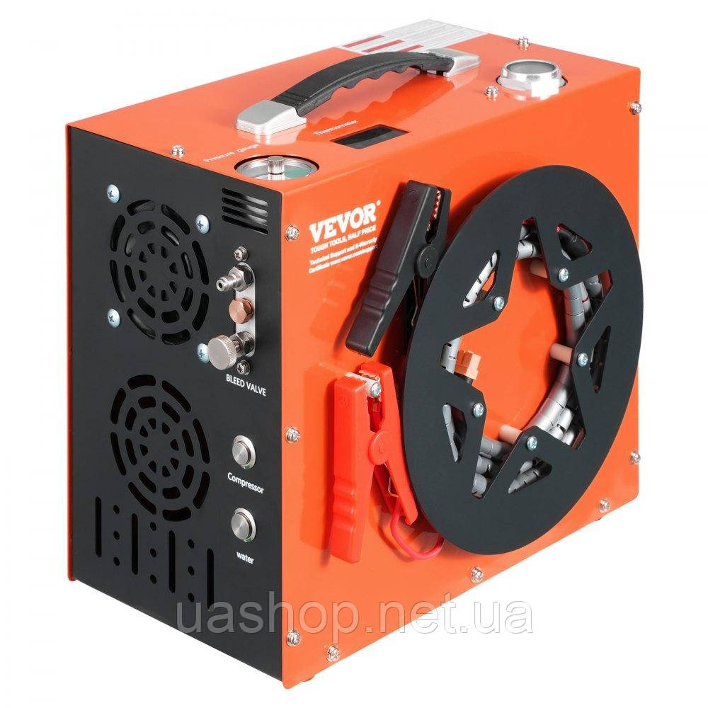 Vevor 313871 Повітряний компресор PCP, портативний PCP компресор для пневматичної гвинтівки 4500 PSI/30 МПа - Вбудована система