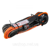 Vevor 313878 Синтетичний трос 6,4 мм х 15,2 м Синтетичний трос, виготовлений з 12 ниток високомолекулярних поліетиленових волокон Vevor 313878 Синтетичний трос 6,4 мм х 15,2 м Синтетичний трос, виготовлений з 12 ниток високомолекулярних поліетиленових волокон