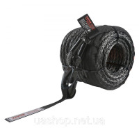 Vevor 313882 Синтетичний трос для лебідки, 3/8 дюйма x 25,91 м, 12,02 тонни, синтетичний трос для лебідки із захисним чохлом +
