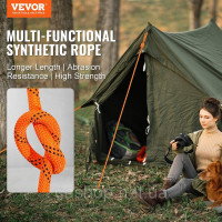Vevor 313884 Мотузка для лазіння по деревах Arborist, подвійне плетення з поліестеру, 1,27 см х 36,6 м Vevor 313884 Мотузка для лазіння по деревах Arborist, подвійне плетення з поліестеру, 1,27 см х 36,6 м