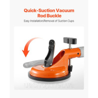Vevor 313934 З'єднувач для швів Seamless Seam Setter, 2 шт., з вакуумними присосками 125 мм, для з'єднання та вирівнювання швів,