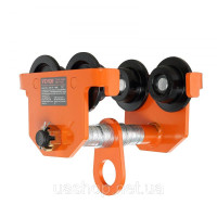 Vevor 313940 Візок Push Beam Trolley Ручний візок 2200 фунтів/1 тонна навантаження 2,5
