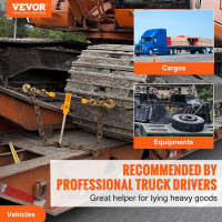 Vevor 313963 Натягувач з храповим механізмом для кріпильного ланцюга 0,8-0,9 см, вантажопідйомність 3220 кг, 4 шт., з Vevor 313963 Натягувач з храповим механізмом для кріпильного ланцюга 0,8-0,9 см, вантажопідйомність 3220 кг, 4 шт., з
