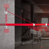 Vevor 313981 Електрична таль опорний кронштейн вантажопідйомність 600 кг, тримач електричної талі поворотний кронштейн сталева Vevor 313981 Електрична таль опорний кронштейн вантажопідйомність 600 кг, тримач електричної талі поворотний кронштейн сталева