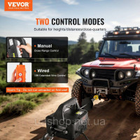 Vevor 313984 2 в 1 електрична кабельна лебідка 498,95 кг вантажопідйомність кабельної лебідки швидкість підйому ≥4м/хв Vevor 313984 2 в 1 електрична кабельна лебідка 498,95 кг вантажопідйомність кабельної лебідки швидкість підйому ≥4м/хв