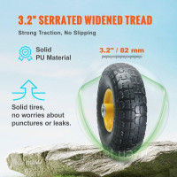 Vevor 314424 Безкамерна шина Solid PU Run-Flat, 10-дюймова, 2 шт., 400 фунтів (183 кг) Vevor 314424 Безкамерна шина Solid PU Run-Flat, 10-дюймова, 2 шт., 400 фунтів (183 кг)