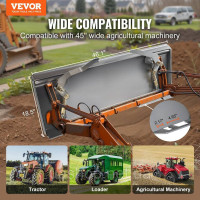 Vevor 314051 Монтажна пластина 3/8 дюймів для міні-навантажувача Kubota Bobcat Vevor 314051 Монтажна пластина 3/8 дюймів для міні-навантажувача Kubota Bobcat