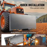 Vevor 314051 Монтажна пластина 3/8 дюймів для міні-навантажувача Kubota Bobcat Vevor 314051 Монтажна пластина 3/8 дюймів для міні-навантажувача Kubota Bobcat