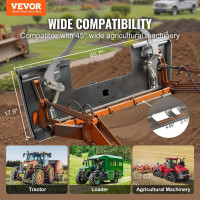 Vevor 314054 3/8-дюймова монтажна пластина міні-навантажувача швидкого кріплення приймача 6 см Vevor 314054 3/8-дюймова монтажна пластина міні-навантажувача швидкого кріплення приймача 6 см