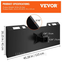 Vevor 314063 Кріпильна пластина 1/4 Vevor 314063 Кріпильна пластина 1/4
