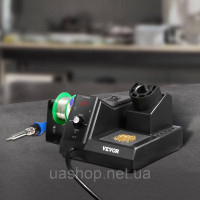 Vevor 314502 Паяльна станція, 80 Вт, РК-дисплей, комплект паяльної станції та 5 паяльних жала Vevor 314502 Паяльна станція, 80 Вт, РК-дисплей, комплект паяльної станції та 5 паяльних жала