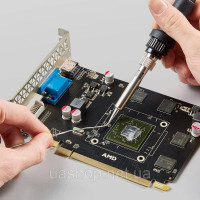 Vevor 314505 Термоповітряна паяльна станція 2-в-1 820 Вт з портом USB для зарядки 5 В Vevor 314505 Термоповітряна паяльна станція 2-в-1 820 Вт з портом USB для зарядки 5 В