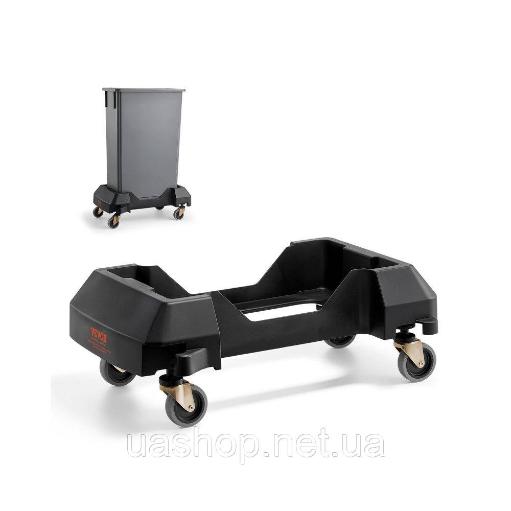 Vevor 314141 Візок для сміттєвого бака Dolly Візок для сміттєвого бака підходить для контейнерів 60,6/87 л 90 кг