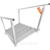 Vevor 314200 6-ступінчаста драбина для купання з двома поручнями Драбина для човна 800x1850x2092мм Драбина для басейну з Vevor 314200 6-ступінчаста драбина для купання з двома поручнями Драбина для човна 800x1850x2092мм Драбина для басейну з