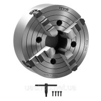 Vevor 314622 Φ250 мм 4-щік, що обертається їжею, корм для буріння/фрезерних машин 3D-принтер