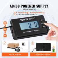 Vevor 314247 Платформні ваги 150г-200кг Посилочні ваги 50г Точність цифрових ваг кг/фунт/фунт:унція Рахункові ваги 309x262x45мм