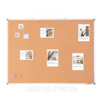 Vevor 314664 pin board memo board настінна дошка пробкова дошка pin board 120x90см алюмінієва рамка