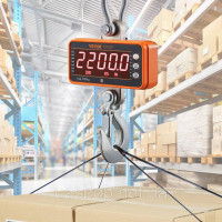 Vevor 314251 Цифрові підвісні ваги від 9 до 1000 кг кранові ваги фунтів/кг/поїзд ваги 0,2 кг точність ігрові ваги промислові ваги