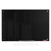 Vevor 314677 Магнітна скляна дошка, Дошка для сухого стирання 90 x 60 см, Настінна велика біла скляна дошка без рамки, з лотком
