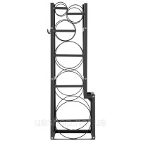 Vevor 314260 Стійка для пляшок 1 x 22,68 кг & 2 x 13,61 кг, Стійка для пляшок з міцного сталевого матеріалу Стійка до корозії та