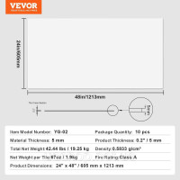 Vevor 315642 Стельові плитки, упаковка з 10 штук, 24 x 24 дюйми, підвісні стельові плитки з високоякісного ПВХ-пінопласту, Vevor 315642 Стельові плитки, упаковка з 10 штук, 24 x 24 дюйми, підвісні стельові плитки з високоякісного ПВХ-пінопласту,