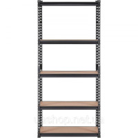 Vevor 314275 Стелаж для зберігання, 5-ярусний регульований, вантажопідйомність 2000 фунтів, міцні гаражні полиці, металевий