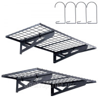 Vevor 314306 Гаражні стелажі для зберігання 2PCS 4x2 фути для настінного кріплення, міцні стелажі
